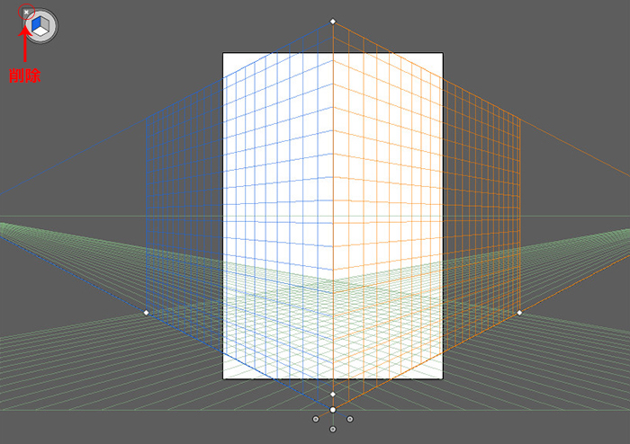 Illustrator 遠近グリッドツール の消し方 フォトスク