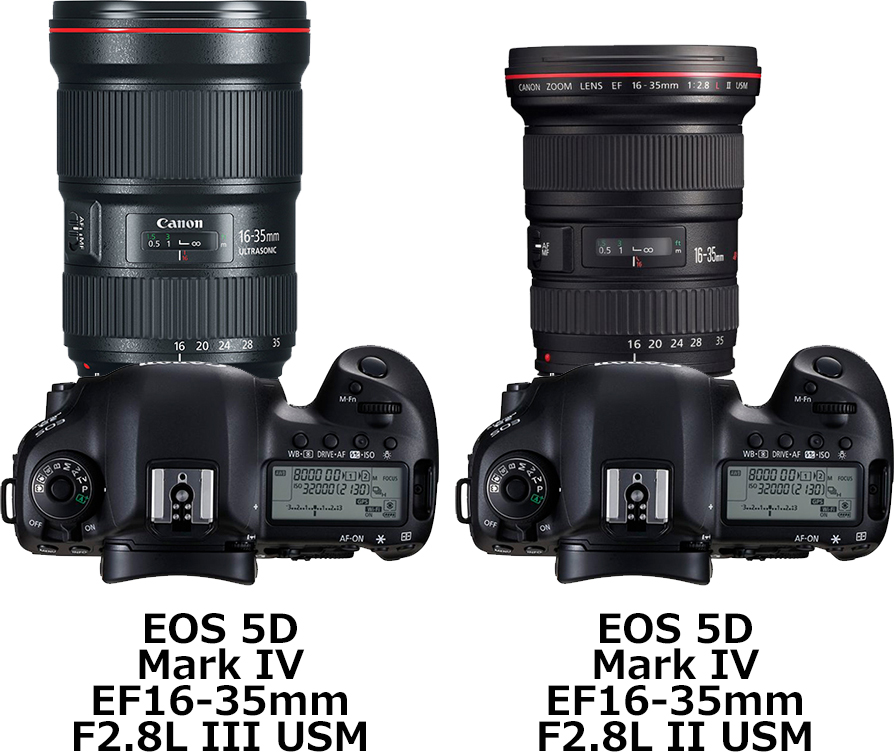 EF16-35mm F2.8L III USM」と「EF16-35mm F2.8L II USM」の違い 