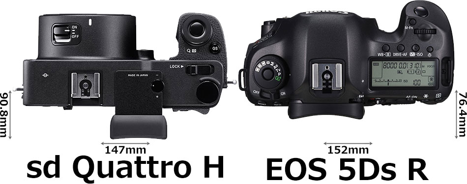 「sd Quattro H」と「EOS 5Ds R」 3