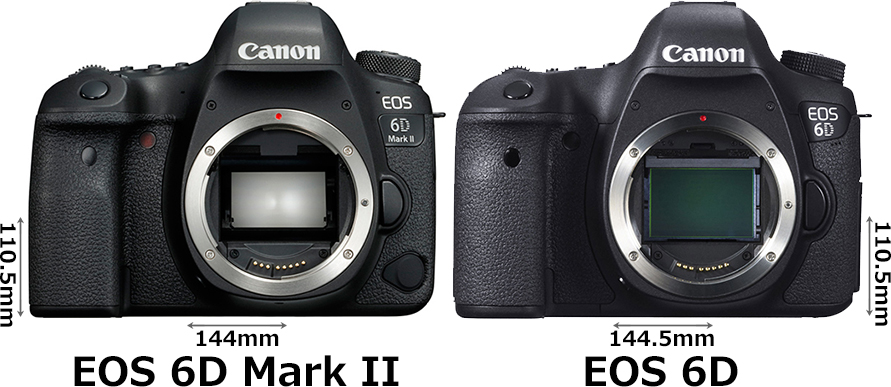 EOS 6D Mark II」と「EOS 6D」の違い - フォトスク