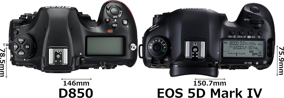 「D850」と「EOS 5D Mark IV」 3