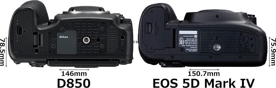 「D850」と「EOS 5D Mark IV」 4