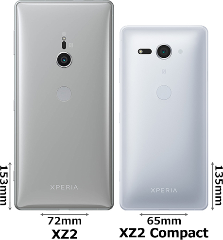 「Xperia XZ2」と「Xperia XZ2 Compact」 2