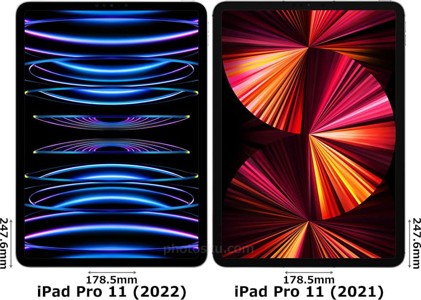 「iPad Pro 11 第4世代」と「iPad Pro 11 第3世代」 1