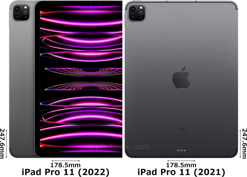 「iPad Pro 11 第4世代」と「iPad Pro 11 第3世代」 2