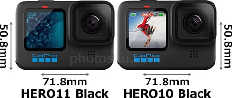 「GoPro HERO11 Black」と「GoPro HERO10 Black」 1