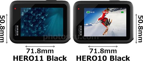 「GoPro HERO11 Black」と「GoPro HERO10 Black」 2