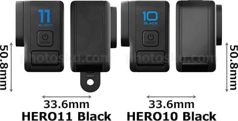 「GoPro HERO11 Black」と「GoPro HERO10 Black」 4