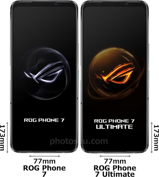 「ROG Phone 7」と「ROG Phone 7 Ultimate」 1