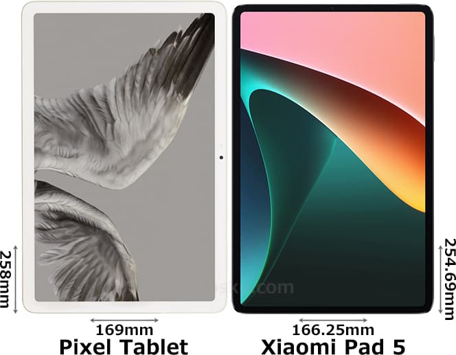「Pixel Tablet」と「Xiaomi Pad 5」 1