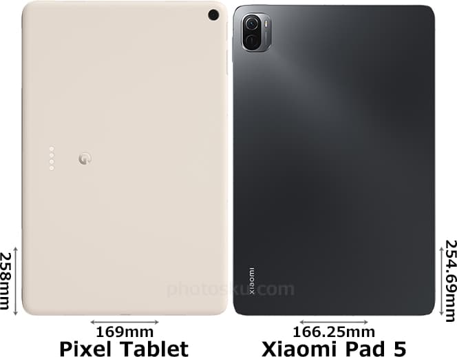 「Pixel Tablet」と「Xiaomi Pad 5」 2