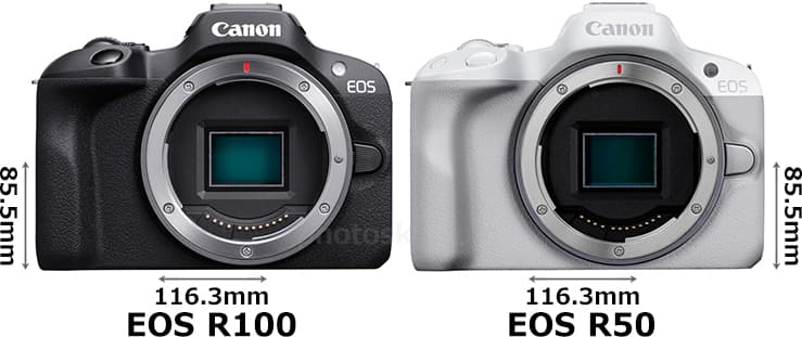 「EOS R100」と「EOS R50」 1