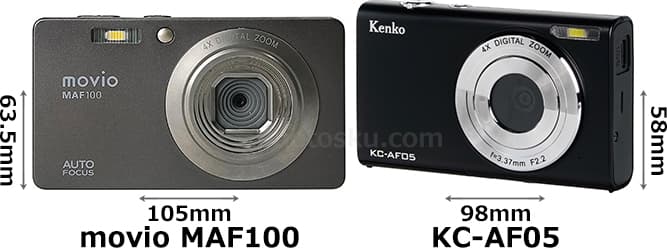 movio MAF100」と「KC-AF05」の違い - フォトスク movio MAF100」と「KC-AF05」の違い - フォトスク