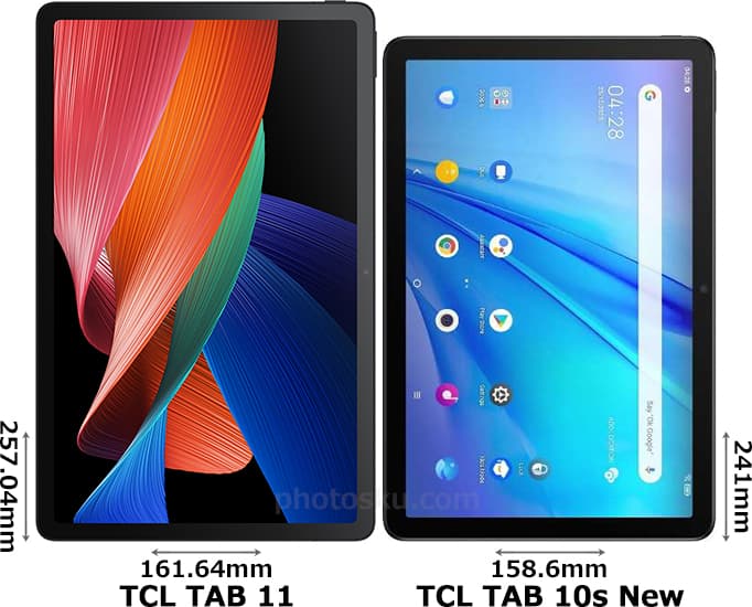 「TCL TAB 11」と「TCL TAB 10s New」 1