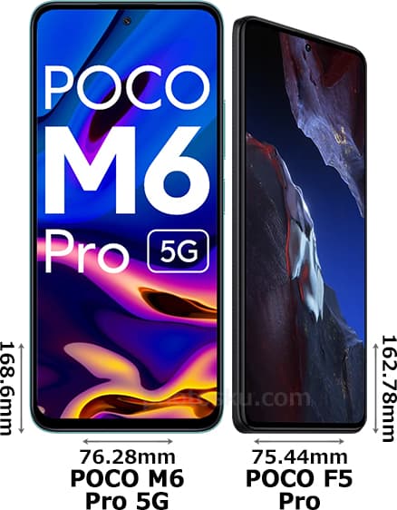 「POCO M6 Pro 5G」と「POCO F5 Pro」 1