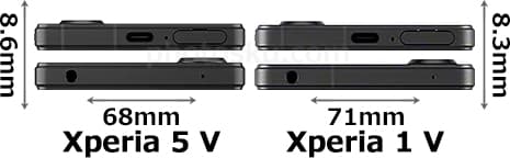 「Xperia 5 V」と「Xperia 1 V」 4