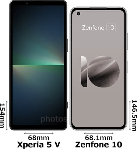 「Xperia 5 V」と「Zenfone 10」 1