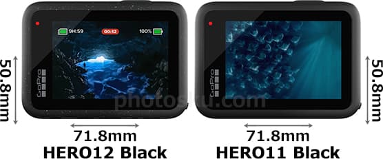 「GoPro HERO12 Black」と「GoPro HERO11 Black」 2
