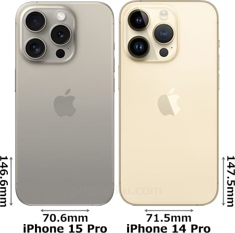 「iPhone 15 Pro」と「iPhone 14 Pro」 2