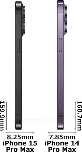 「iPhone 15 Pro Max」と「iPhone 14 Pro Max」 3