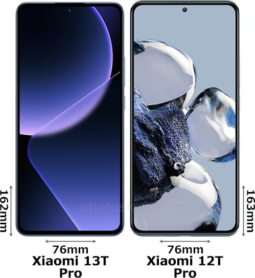 「Xiaomi 13T Pro」と「Xiaomi 12T Pro」 1