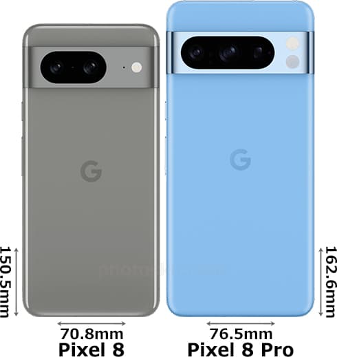 「Google Pixel 8」と「Google Pixel 8 Pro」 2