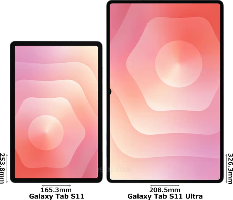 「Galaxy Tab S11」と「Galaxy Tab S11 Ultra」 1