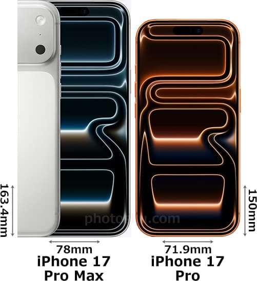 「iPhone 17 Pro Max」と「iPhone 17 Pro」 1