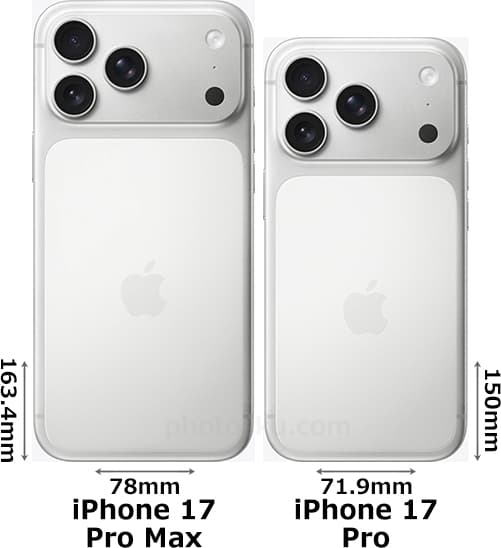 「iPhone 17 Pro Max」と「iPhone 17 Pro」 2
