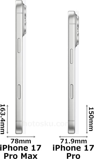 「iPhone 17 Pro Max」と「iPhone 17 Pro」 3