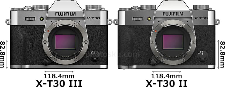 「FUJIFILM X-T30 III」と「FUJIFILM X-T30 II」 1