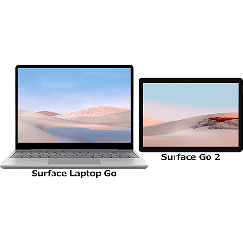 Surface Laptop Go と Surface Go 2 の違い フォトスク