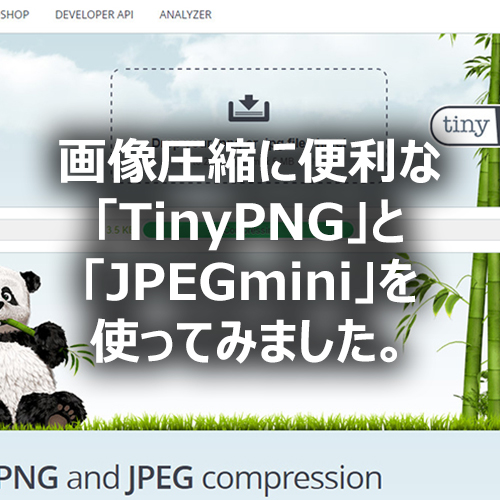 画像圧縮に便利な Tinypng と Jpegmini を使ってみました フォトスク