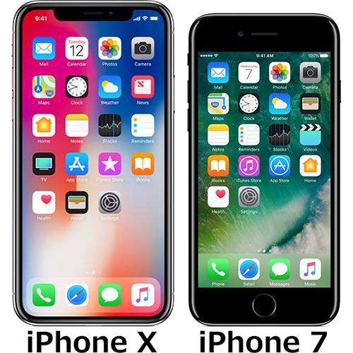Iphone X と Iphone 7 の違い フォトスク