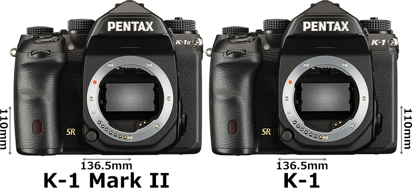 PENTAX K-1 Mark II」と「PENTAX K-1」の違い - フォトスク