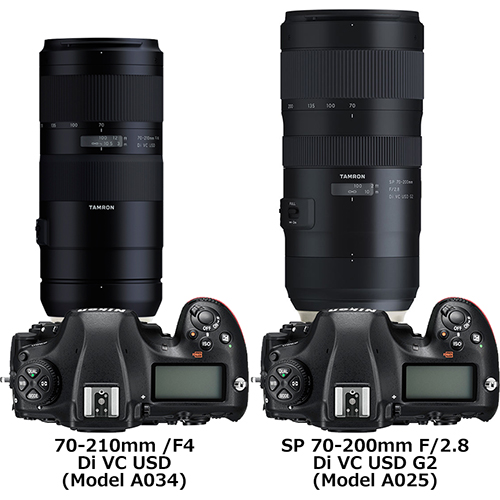 「70-210mm F4 Di VC USD」と「SP 70-200mm F2.8 Di VC USD G2」の違い - フォトスク