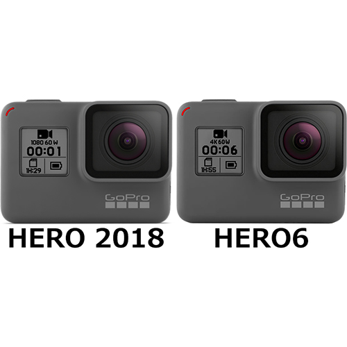 GoPro HERO 2018」と「GoPro HERO6」の違い - フォトスク