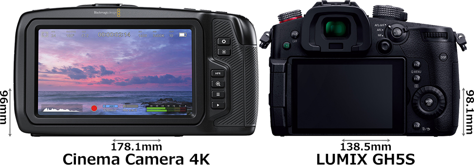 「Blackmagic Pocket Cinema Camera 4K」と「LUMIX GH5S」 2