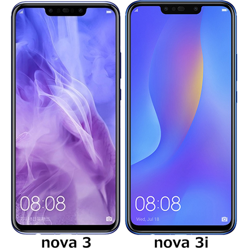 HUAWEI nova 3」と「HUAWEI nova 3i」の違い - フォトスク