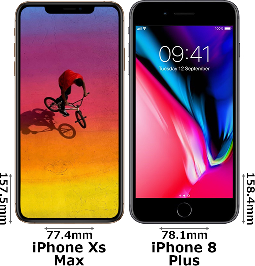 Iphone Xs Max と Iphone 8 Plus の違い フォトスク