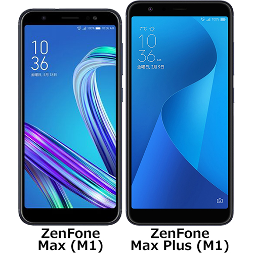 ZenFone Max (M1)」と「ZenFone Max Plus (M1)」の違い - フォトスク
