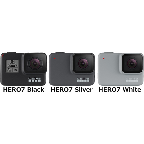 GoPro HERO7「Black」と「Silver」と「White」の違い - フォトスク