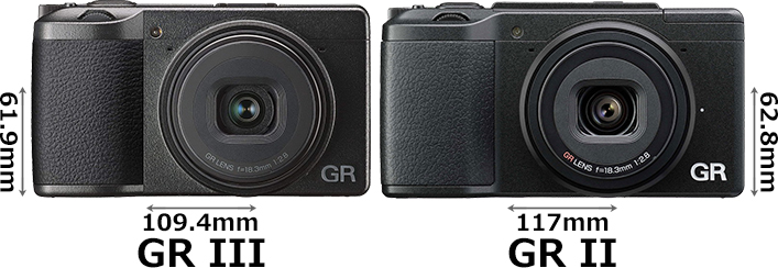 GR III」と「GR II」の違い - フォトスク