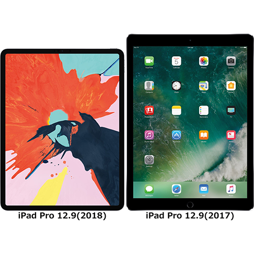 iPad Pro 12.9 (2018)」と「iPad Pro 12.9 (2017)」の違い - フォトスク