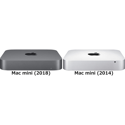 Mac mini (2018)」と「Mac mini (2014)」の違い - フォトスク