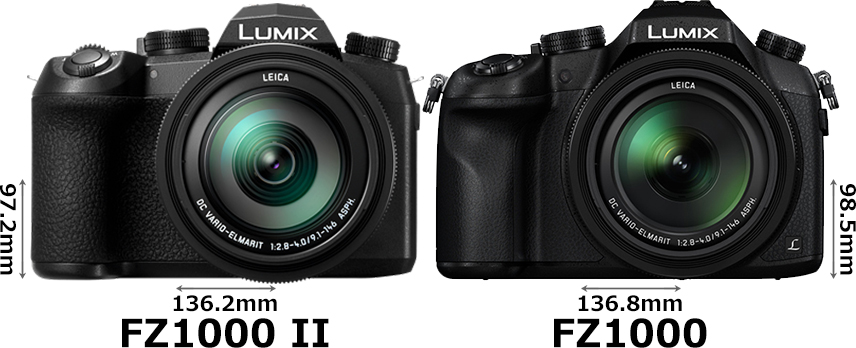 LUMIX FZ1000 II」と「LUMIX FZ1000」の違い - フォトスク