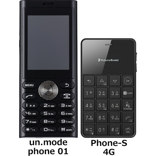 un.mode phone 01」と「NichePhone-S 4G」の違い - フォトスク