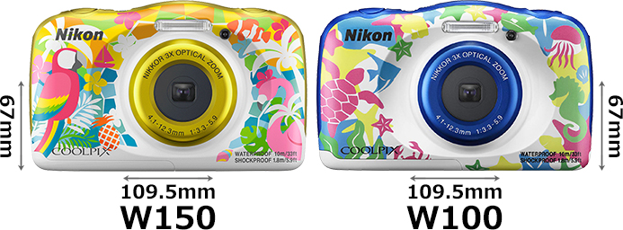 国産 Nikon COOLPIX コンパクトカメラ マリン MARIN W100 デジタルカメラ
