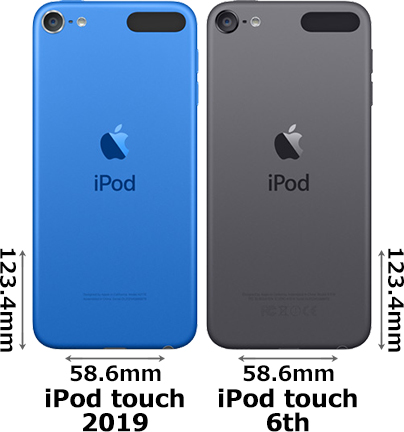 iPod touch (2019)」と「iPod touch (第6世代)」の違い - フォトスク