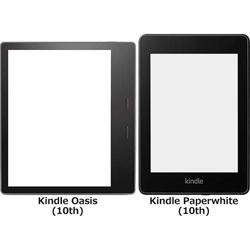 Kindle Oasis (第10世代)」と「Paperwhite (第10世代)」の違い 